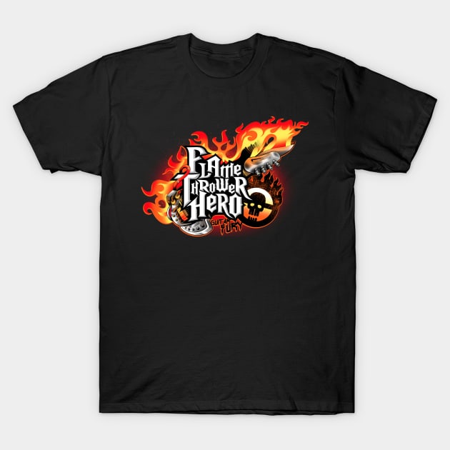 Flamethrower Hero T-Shirt by JayHai